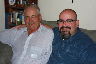 Blas and his father, Pedro.